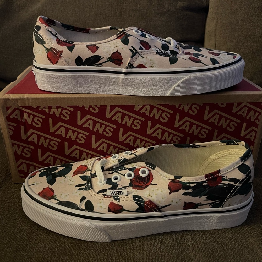 Vans rose print